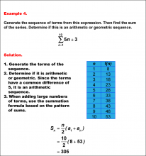Math Example--Sequences and Series--Example 4