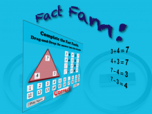 Interactive Math Game, Fact Fam