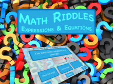 Interactive Math Game: Math Riddles--Expressions and Equations