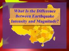 VIDEO: Algebra Applications: Exponential Functions, Segment 3: What Is the Difference between Earthquake Intensity and Magnitude?