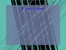 Closed Captioned Video: Algebra Applications: Linear Functions, Segment 1: Introduction