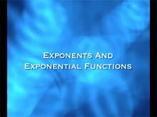 VIDEO: Algebra Nspirations: Exponents and Exponential Functions