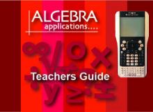 Algebra Applications Teacher's Guide: Linear Functions