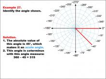 Math Example--Angle Concepts--Angle Measures: Example 27