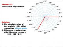 Math Example--Angle Concepts--Angle Measures: Example 32