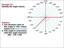 Math Example--Angle Concepts--Angle Measures: Example 33