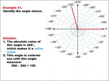 Math Example--Angle Concepts--Angle Measures: Example 41