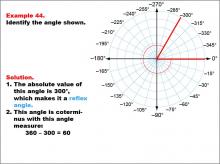 Math Example--Angle Concepts--Angle Measures: Example 44