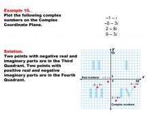 Math Example--Complex Numbers--Complex Coordinates--Example 10