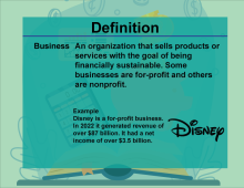 This is part of a collection of definitions on Financial Literacy. This defines the term business.