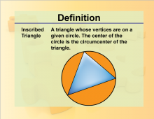Definition--Geometry Basics--Inscribed Triangle