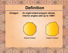Definition--Polygon Concepts--Octagon