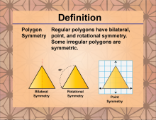 Definition--Polygon Concepts--Polygon Symmetry