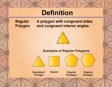 Definition--Polygon Concepts--Regular Polygon