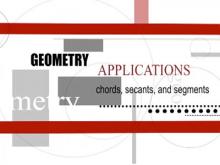 Closed Captioned Video: Geometry Applications: Circles, Segment 3: Chords and Inscribed Angles