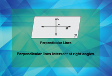 Math Clip Art--Geometry Basics--Parallel and Perpendicular Lines, Image 09