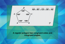 Math Clip Art--Geometry Basics--Regular Polygon, Image 03
