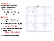 Math Example--Quadratics--Conic Sections: Example 47