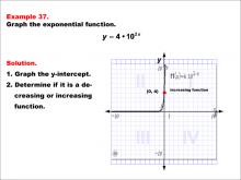 Math Example--Exponential Concepts--Graphs of Exponential Functions: Example 37