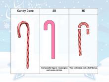 Holiday Math Clip Art--Candy Cane