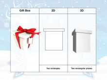 Holiday Math Clip Art--Gift Box