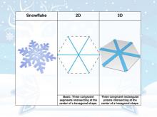 Holiday Math Clip Art--Snowflake