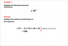 Math Example--Exponential Concepts--Integer and Rational Exponents--Example 7