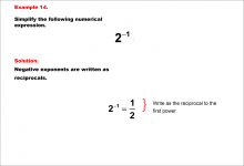 Math Example--Exponential Concepts--Integer and Rational Exponents--Example 14