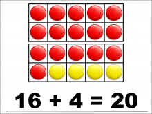 Math Clip Art--Number Models--Ten Frame--Modeling Sums within Twenty, Image 49