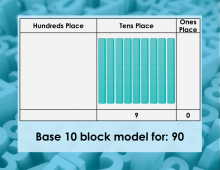 Math Clip Art--Base Ten Blocks, Image 46