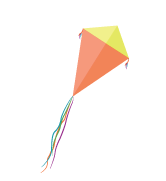 Math Clip Art--Geometry Concepts--Kite Shape 11