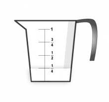 Math Clip Art--Measurement--Measuring Cups, Image 5