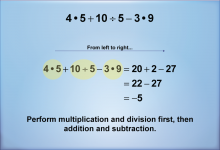 Math Clip Art--Order of Operations, Image  05