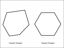 Math Clip Art--Geometry Concepts--Polygons--Hexagon