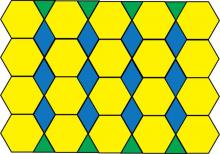 Math Clip Art--Geometry Concepts--Tessellation Pattern 1