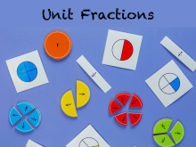 Math Clip Art--Fraction Concepts--Unit Fractions, Image 1