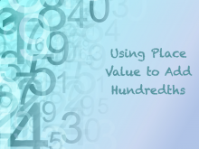 Math Clip Art--Adding Decimals to the Hundredths Place (With Regrouping), Image 01