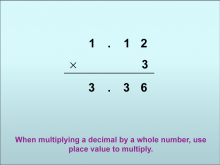 Math Clip Art--Using Place Value to Multiply Decimals by Whole Numbers, Image 2