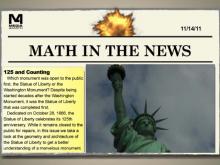 Math in the News: Issue 35--125 and Counting