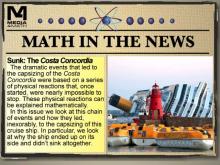 Math in the News: Issue 44--Sunk: The Costa Concordia