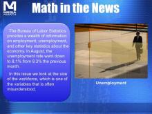 Math in the News: Issue 60--Unemployment