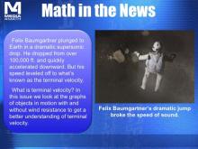 Math in the News: Issue 64--Felix Baumgartner's Jump