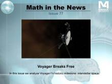 Math in the News: Issue 77--Voyager Breaks Free