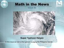 Math in the News: Issue 83--Super Typhoon Haiyan