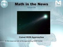 Math in the News: Issue 84--Comet ISON Approaches