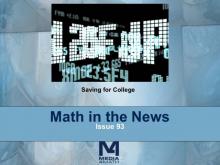 Math in the News: Issue 93--Saving for College