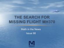 Math in the News: Issue 98--The Search for Missing Flight MH370