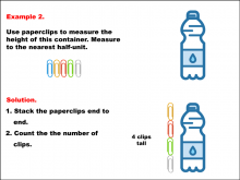 Math Example--Measurement--Measuring with Paper Clips--Example 2