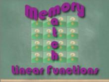 Interactive Math Game--Memory Game, Linear Functions