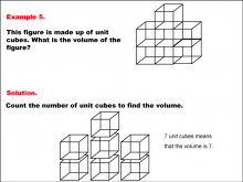Math Example--Volume Concepts--Modeling Volume--Example 5